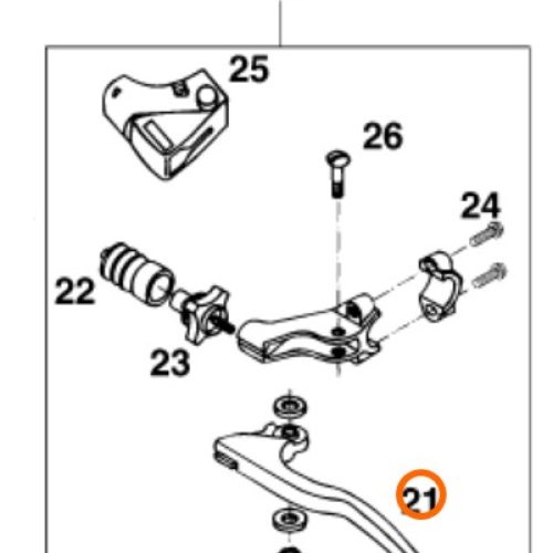 MANIGUETA DE EMBRAGUE 94-99
