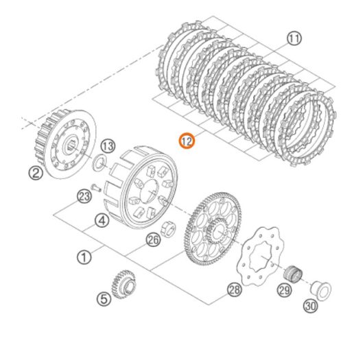 PLATO DE EMBRAGUE 2T