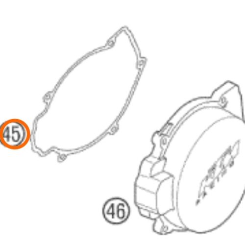 EMPAQUE DE TAPA DE ENCENDIDO 2T EXC 00-03