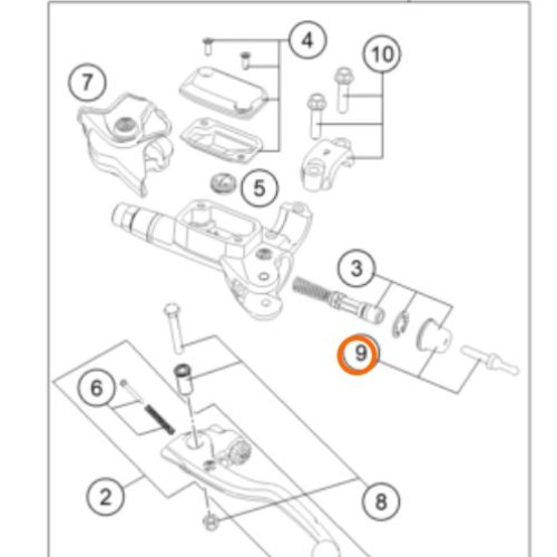 CALIBRADOR DE BOMBA DE EMBRAGUE 06-16