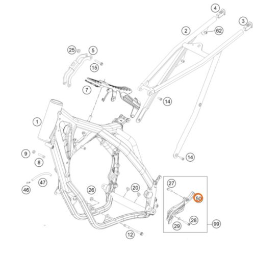 PROTECTOR DE PIÑON 2T SX/EXC 07-15