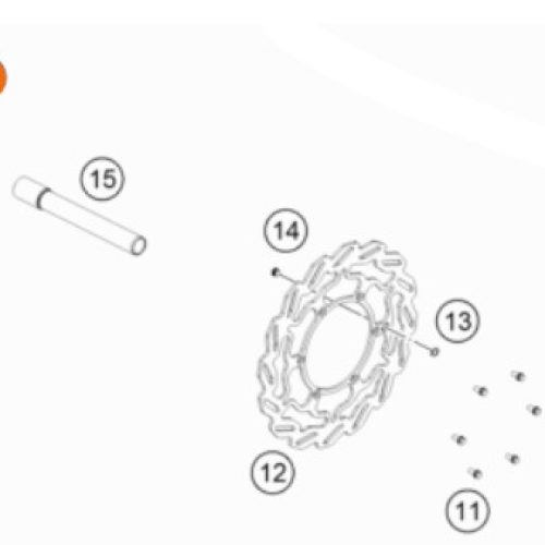JALADOR DE EJE DELANTERO EXC 03-15