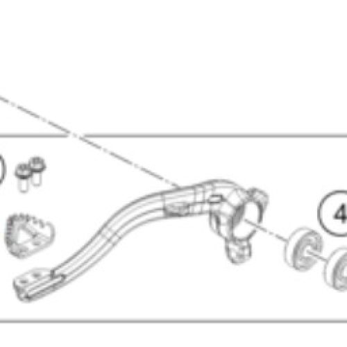 PUNTA DE PATA DE FRENO SX/EXC 08-16