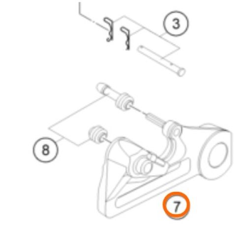 SOPORTE DE MORDAZA POSTERIOR SX/EXC 08-20