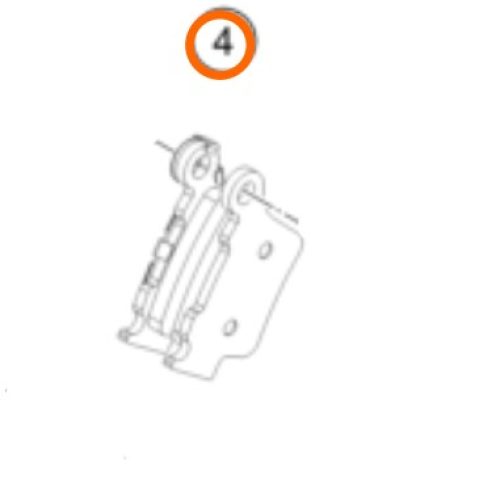 PASTILLAS DE FRENO POST SX/EXC 04-20