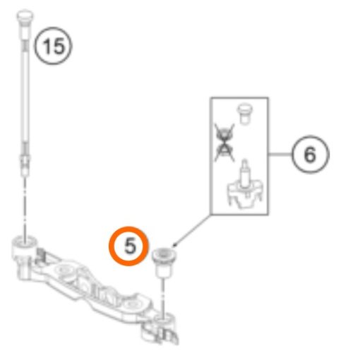TUERCA DE SWITCH DE LUZ XC/XCW