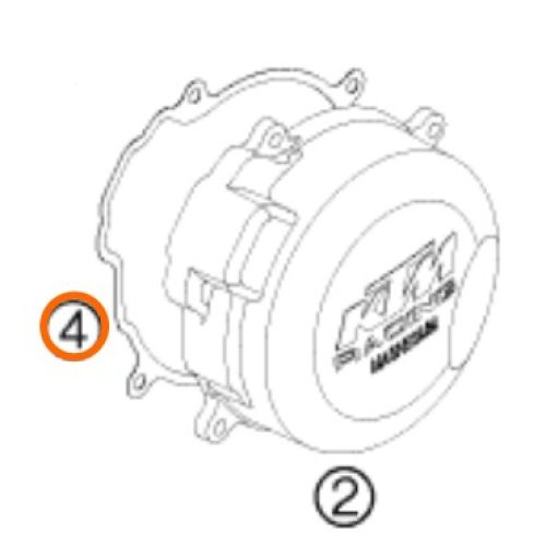 EMPAQUE DE TAPA DE ENCENDIDO 2T SX/EXC 02-08