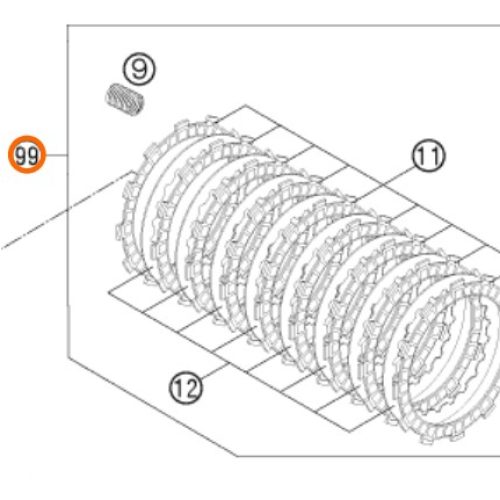 KIT DE EMBRAGUE 250/300 EXC/XC 08-12