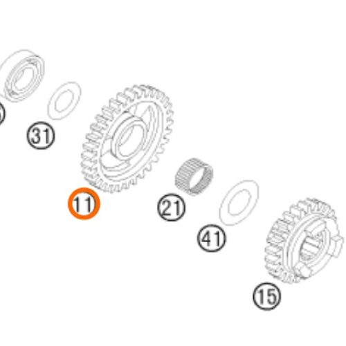 PIÑON DE 1RA 28T