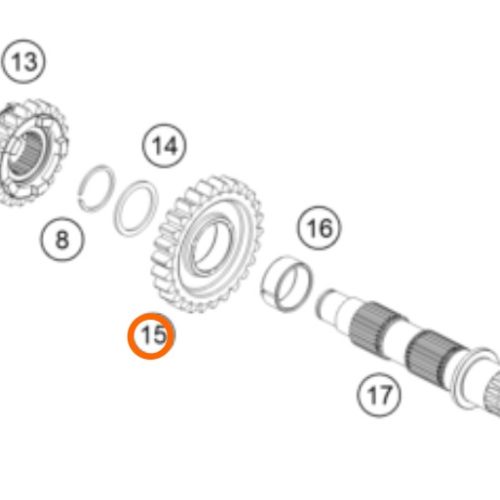PIÑON DE 2DA 250/300 EXC 11-16