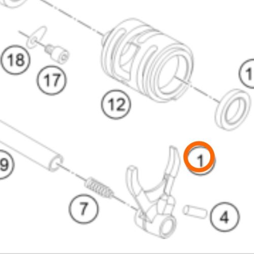 HORQUILLA DE CAMBIO 4/5