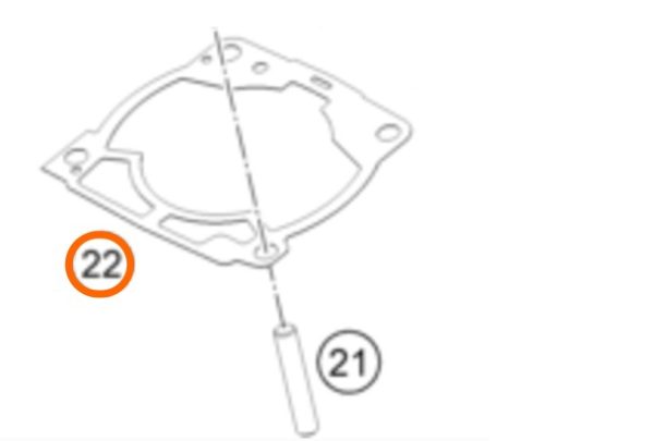 EMPAQUE DE BASE DE CILINDRO 2T 250/300 17-22