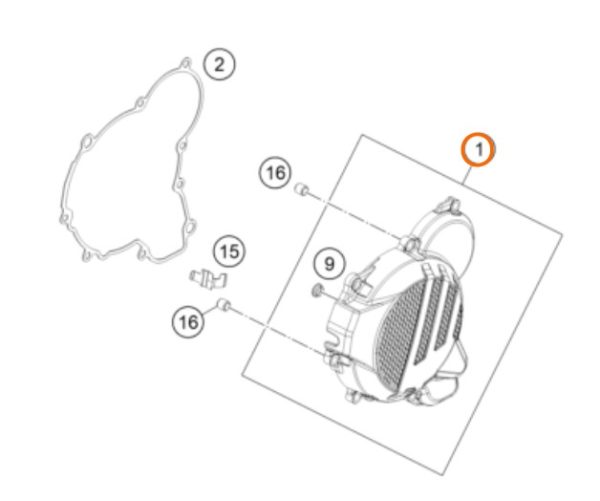 TAPA DE MAGNETO 250/300 EXC TPI 18-19