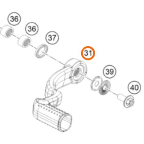 PATA DE CAMBIOS 2T 250/300 EXC 17-20