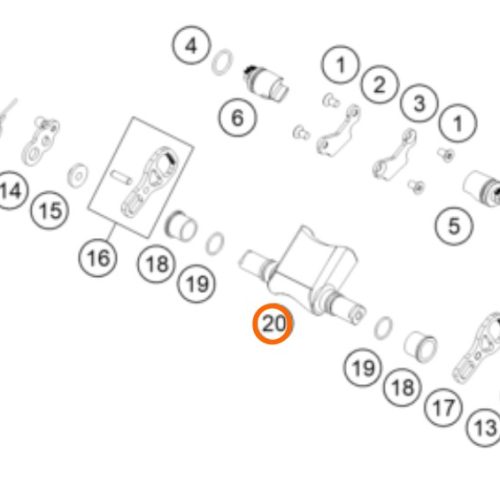 VALVULA DE PODER 250 EXC TPI 18-19