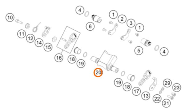 VALVULA DE PODER 250 EXC TPI 18-19