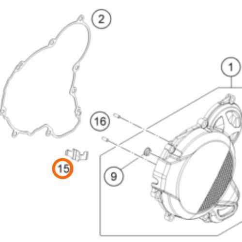 PLATINA SOPORTE DE CABLE STATOR EXC TPI 18-21