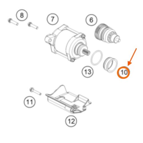 BUJE DE MOTOR DE ARRANQUE 250/300 EXC 17-21