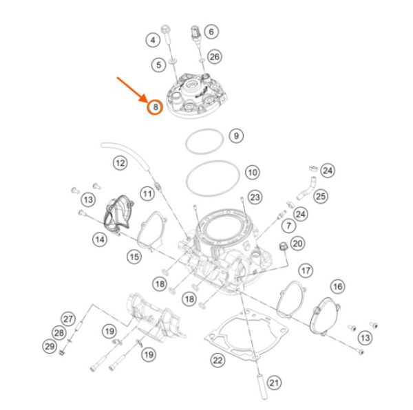 CABEZOTE 300 EXC TPI 18-20