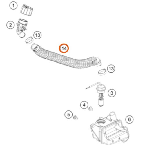 MANGUERA DE ACEITE 250/300 TPI 18-19
