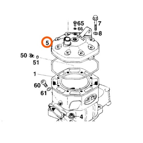 CABEZOTE 440/550 MXC 94-95