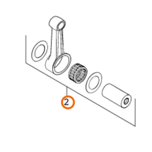 KIT DE BIELA 4T 640 LC4 01-04