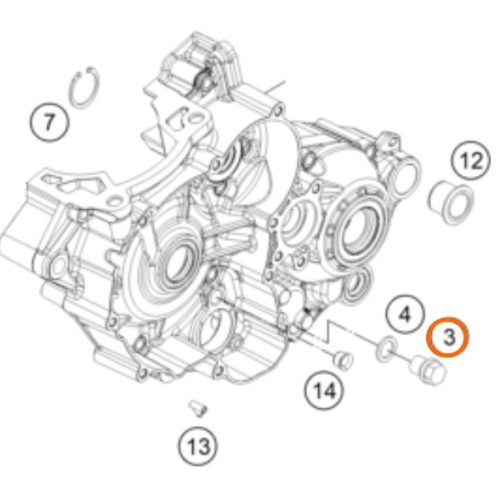 TAPON DE VACIADO DE ACEITE SX/EXC