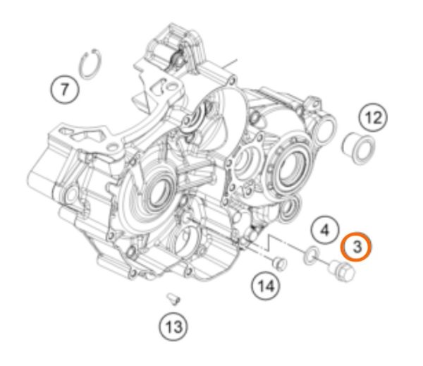 TAPON DE VACIADO DE ACEITE SX/EXC