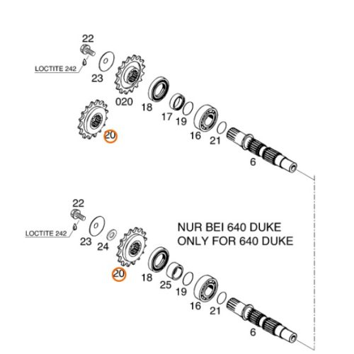 PIÑON MOTRIZ 17T 640-690 01-18