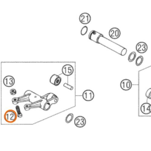 PERNO M7X40 640/625 04-07