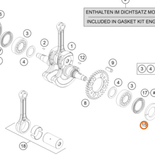 ARANDELA DE PUNTA DE CIGUEÑAL