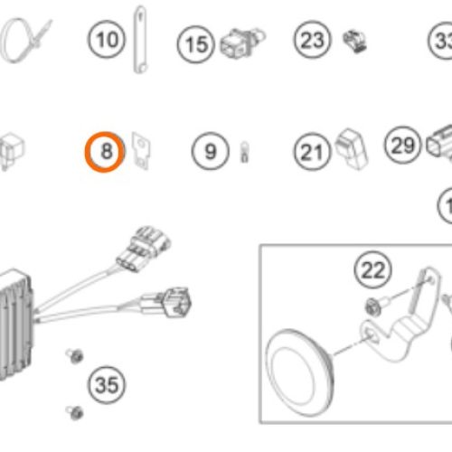 SOPORTE DE RELAY DE DIRECCIONALES