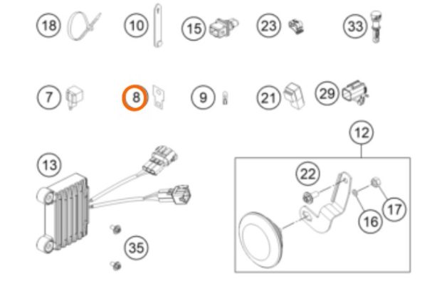 SOPORTE DE RELAY DE DIRECCIONALES
