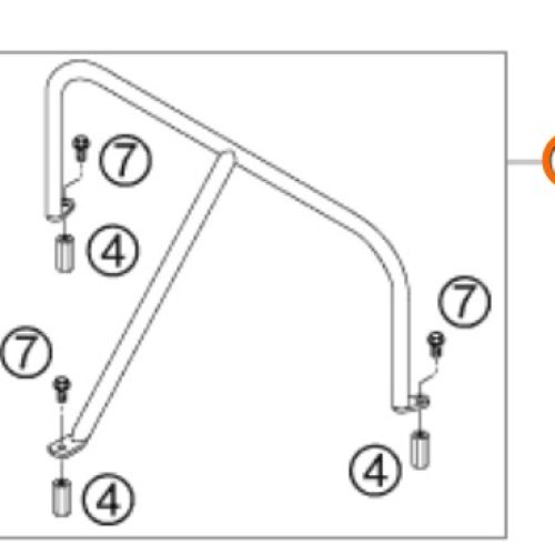 SOPORTE DE VELOCIMETRO 640 ADV 01-07