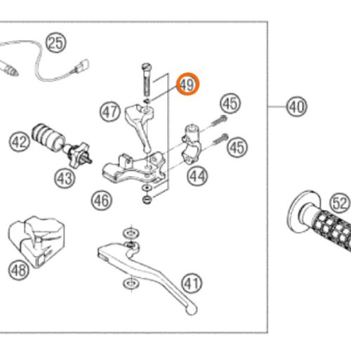 PERNO DE MANIGUETA 640 LC4 01-02
