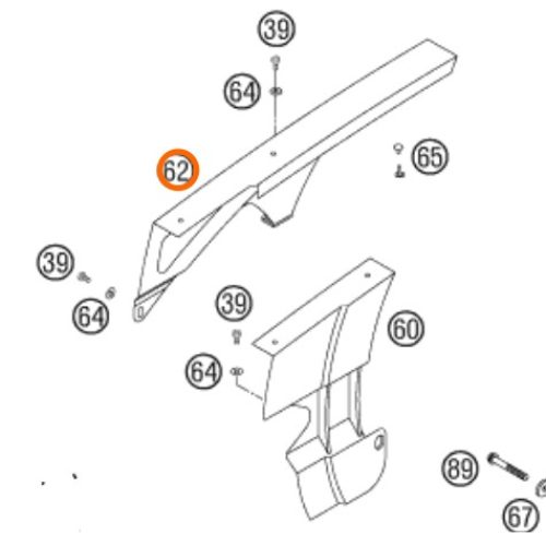 GUARDA CADENA EXC 03-07
