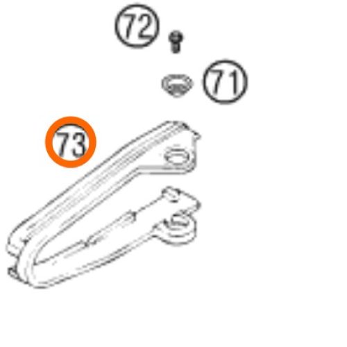 GUIA DE CADENA DE OSCILANTE 640 02-07