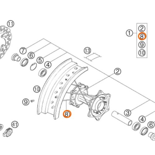 RADIO ARO 17 POSTERIOR SM