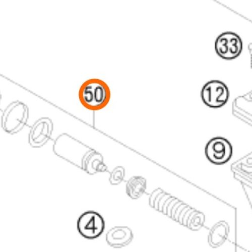 KIT DE REPARACION BOMBA DE FRENO 13MM 690