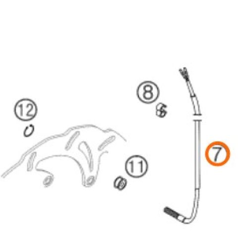 CABLE DE VELOCIMETRO EXC 02-04