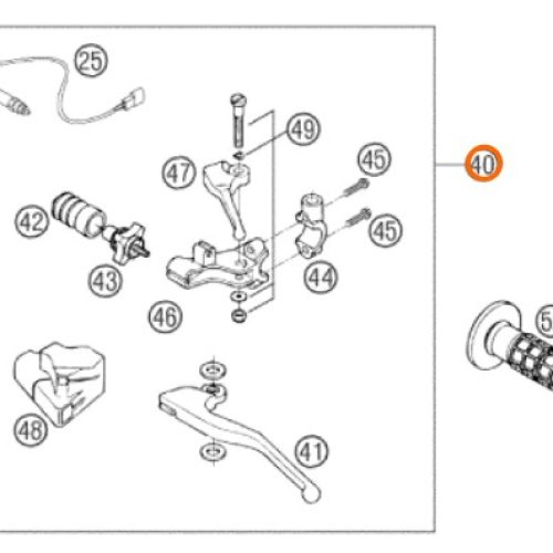 MANIGUETA DE EMBRAGUE 640 01-02