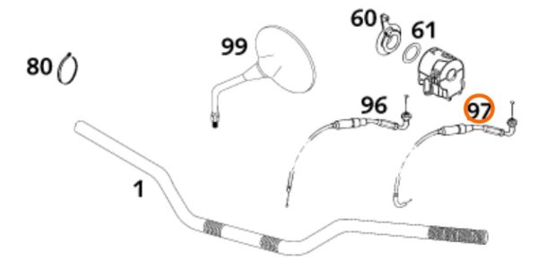 CABLE DE ESTRANGULADOR LC4