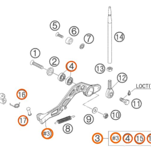 PATA DE FRENO 625-640 LC4