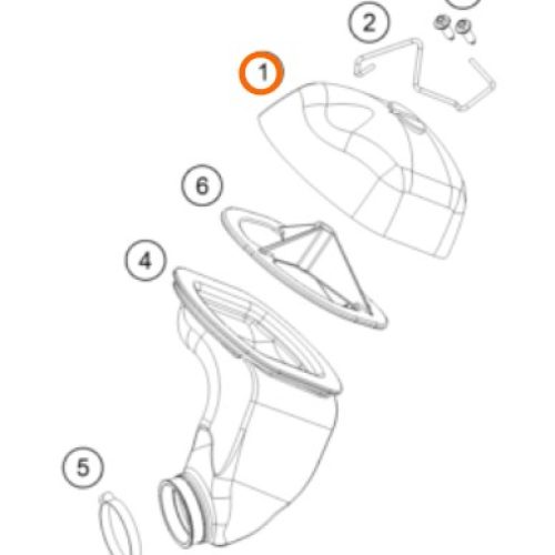 FILTRO DE AIRE 2T 65 SX 07-22 LC4 02-07