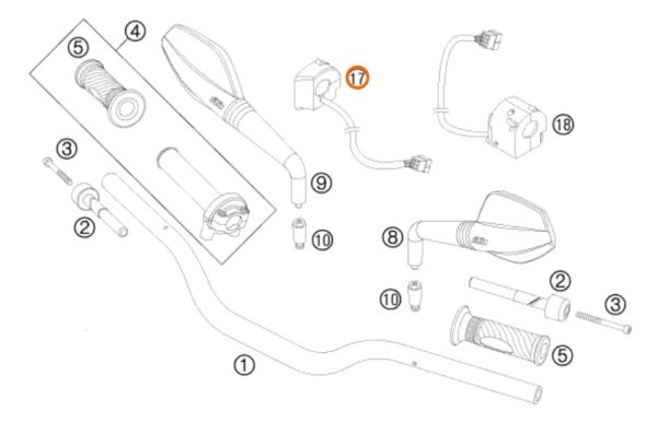 SWITCH DE ARRANQUE 990 S.DUKE 01-07