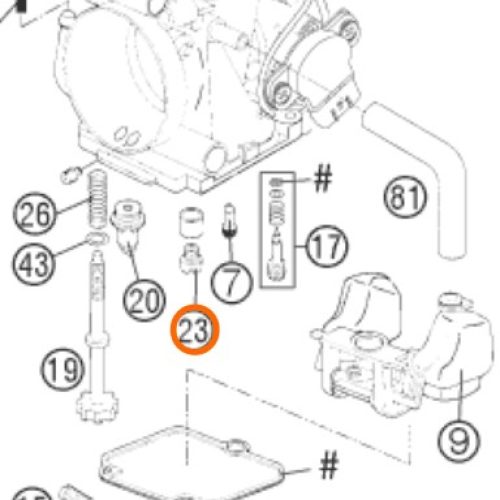 CICLOR DE ALTA MIKUNI #160 640 ADV