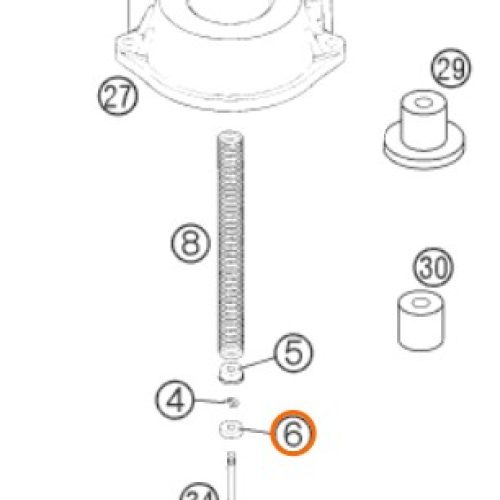 O RING PLASTICO CARBURADOR 640 ADV 2007 58431032000