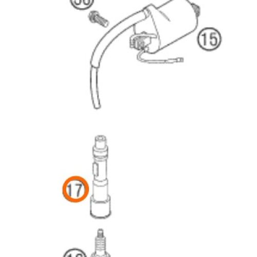 PIPETA DE BUJIA 4T 625/640 05-07