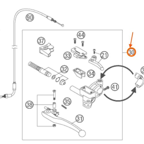 BOMBA DE EMBRAGUE 450-525 SX-F 03-07