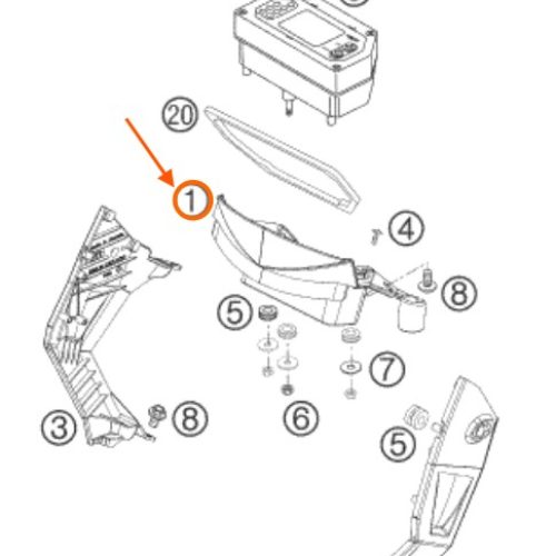 BASE DE VELOCIMETRO 640 SM